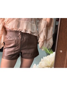 Short Polipiel Marron