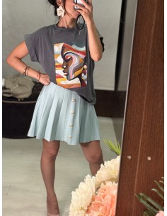 Camiseta Gris Careta