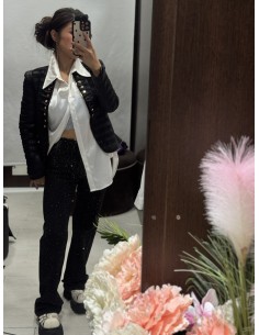 Vaquero Brillo Negro