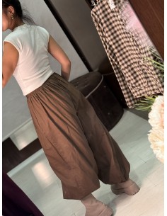 Pantalon Bombacho Marron 2