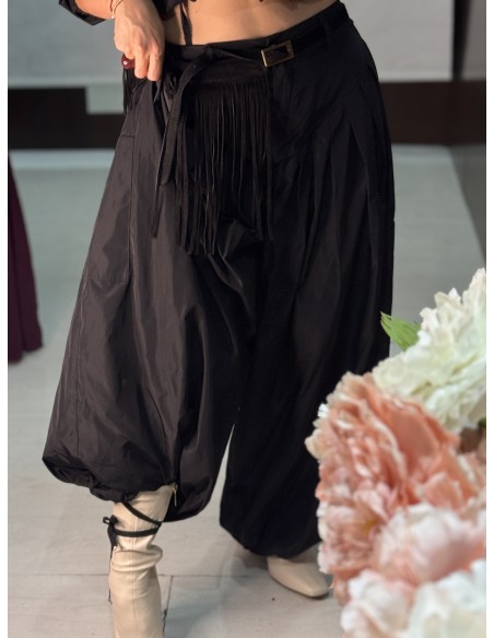 Pantalon Cargo Plisado