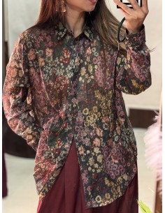 Camisa Estampada Flor 2