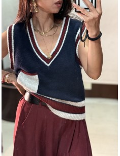 Chaleco Linda Marino