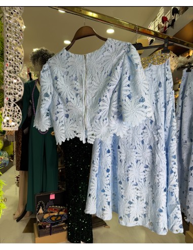 Conjunto Fen Falda Celeste