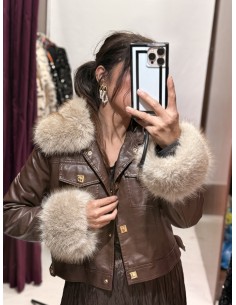 Cazadora Tarsila Marron