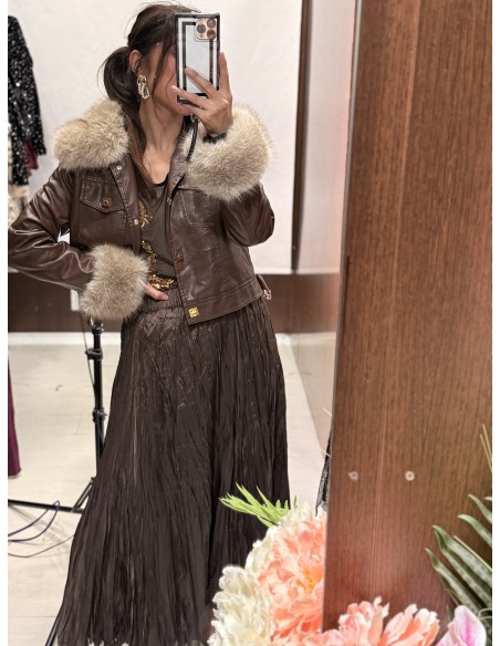 Cazadora Tarsila Marron