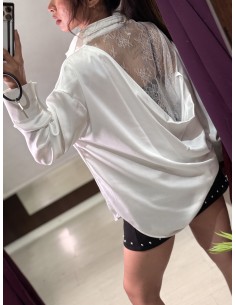Camisa Espalda Encaje